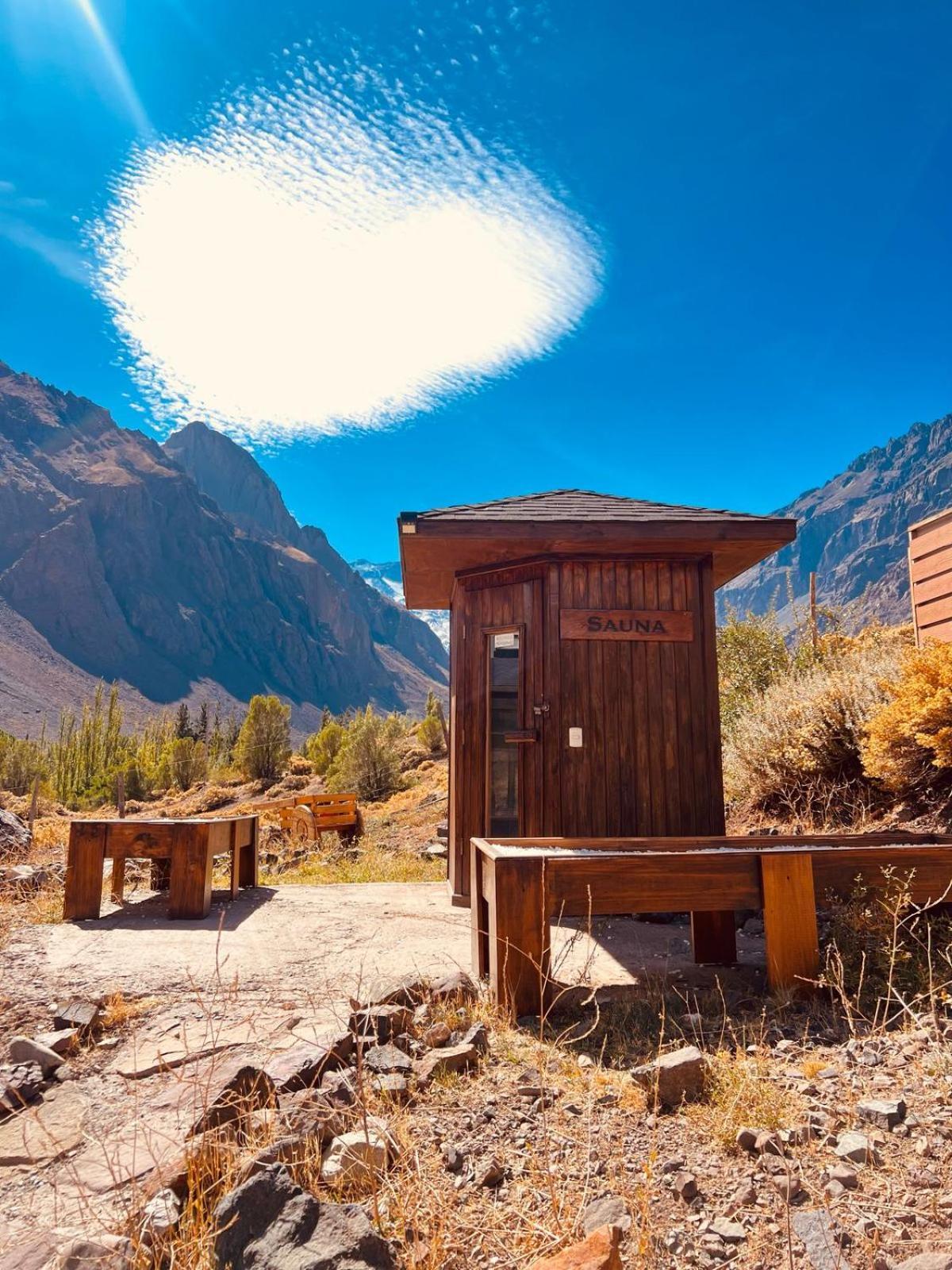 Lodge El Morado Refugio Lo Valdes Esterno foto